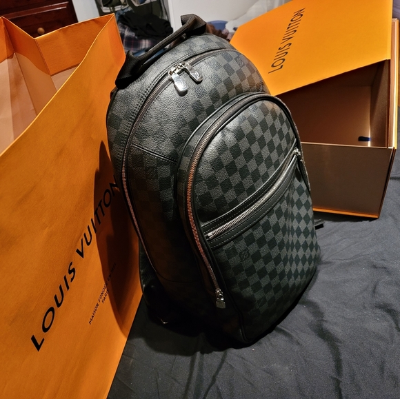 Louis Vuitton black Michael back pack - Picture 6 of 7